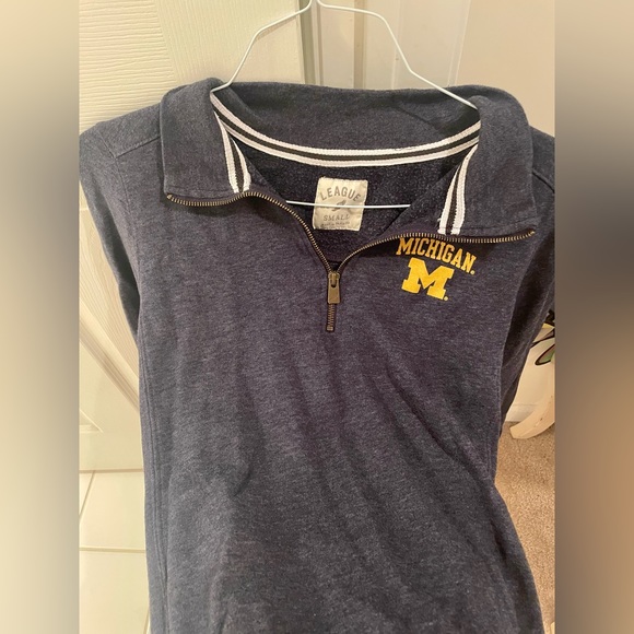 University of Michigan University Quarter-Zip Sweatshirt - Picture 3 of 6